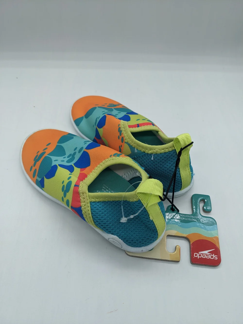 Speedo Kids Orange & Teal Multicolor Water Shoes
